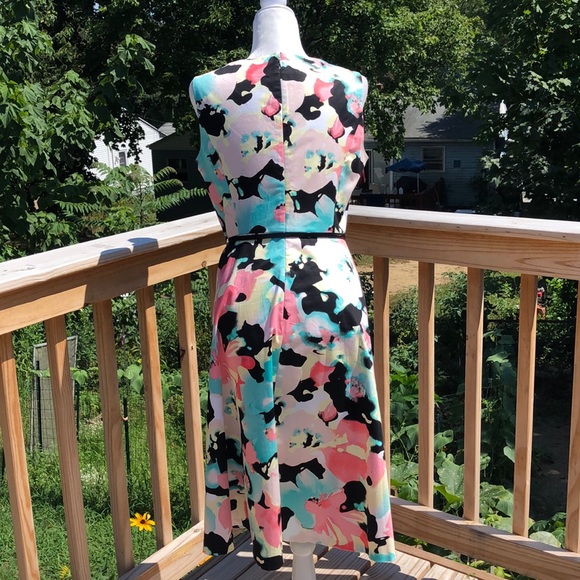 Black label by Evan Picone multicolor dress - Picture 4 of 4